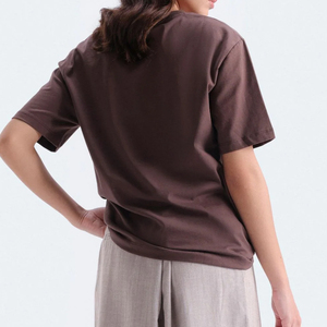 Camiseta Elegante e Informal para Mujer con Cuello Redondo, 100% Algodón Ecológico, Transpirable y de Secado Rápido - Product Image 2