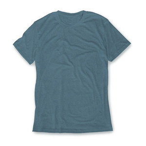 T-shirt en coton uni écologique pour homme, 220g, manches courtes, col rond, coupe classique, jersey décontracté, tissu uni teint - Product Image 1