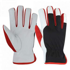 Hot Selling Cheap Protective Leather Safety <b>Gloves</b> Anti-cut Heat Resistant Comfortable Breathable Machine Washable - Product Image 4