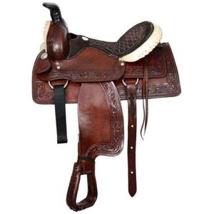 Selles de cheval en cuir véritable durables, prix d'usine, cuir écologique, design australien et européen, selle pour adultes - Product Image 4