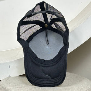 Gorras Trucker Estilo Western Hechas a Mano, Cuero Repujado y Visera a Cuadros, Gorra con Malla Ajustable en la Parte Trasera, Parche de Cuero Vacuno, Diseño Personalizado - Product Image 6