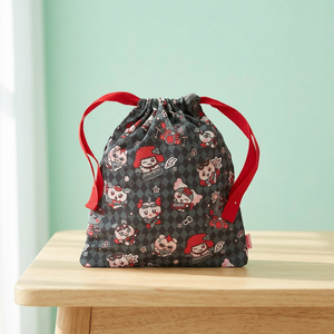 MIGHTEEZ Rock the Stage Pochette en tissu pelucheux à motif noir et rouge Thème musical Tous âges K-POP ATEEZ - Product Image 2