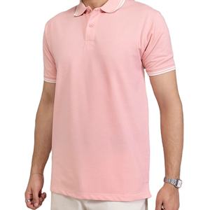 เสื้อโปโลชายสั่งทำพิเศษ ระบายอากาศได้ดี คุณภาพสูง ผ้าฝ้าย 100% เสื้อยืดลำลองสำหรับผู้ชาย บริการสกรีนโลโก้ตามสั่ง บริการ OEM เสื้อโปโลชาย - Product Image 4