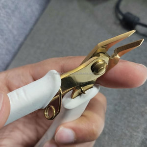 Professional Jewelry <b>Wire</b> Cutter Pliers Gold Plated Stainless Steel Side Cutting Tool for DIY <b>Crafts</b> - Product Image 2