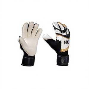 Nouveau modèle de gants de gardien de but en latex allemand, 4 mm, matériau PU, coupe négative, protection des doigts pour les athlètes sportifs, sangle en latex - Product Image 1
