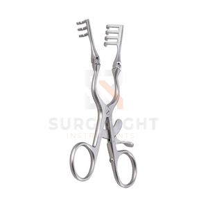 Retractor Manual Beckman de Alta Gama, Autoretráctil, con Dientes Articulados, Puntas Afiladas y Obtusas, de Acero Inoxidable, Certificado CE, 1 Año de Garantía - Product Image 2