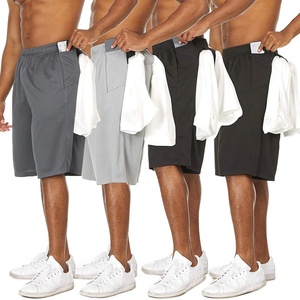 Pantalones cortos de béisbol de estilo callejero para hombre al por mayor con cintura elástica nuevos pantalones cortos cómodos atléticos personalizados - Product Image 6