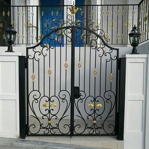 <span class=keywords><strong>Porte</strong></span> d'oscillation <span class=keywords><strong>intégrée</strong></span> de contrôle d'accès pour le mur de limite de maison pour l'application de villa - Product Image 3