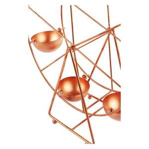 Support de bougie en forme de grande roue de la Ferris Wheel avec 6 porte-bougies chauffe-plat, résistant à la chaleur, décoration d'intérieur - Product Image 2