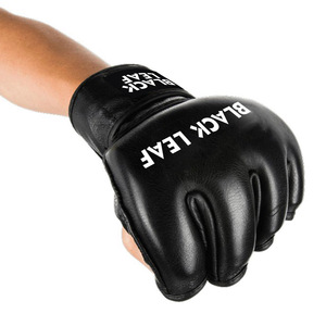 Gants de combat MMA à demi-doigts, gants d'entraînement de grappling, gants de sport MMA Fightweart, logo personnalisé, vente en gros - Product Image 1