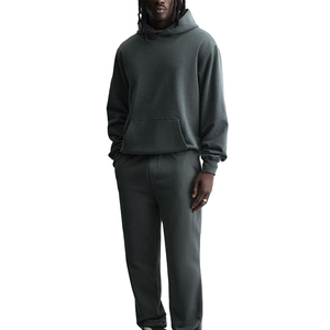 Sweat-shirt à capuche surdimensionné personnalisé pour homme – Sweat-shirt à capuche en polaire de qualité supérieure avec poche kangourou | - Product Image 3