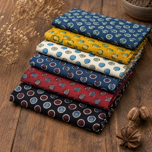 Jaipur Moda Anaya I Hand Block Printed Combed Woven Cotton Fabric <b>Paisley</b> <b>Pattern</b> for Girls' Traditional Kurtis Dresses <b>Shirts</b> - Product Image 5