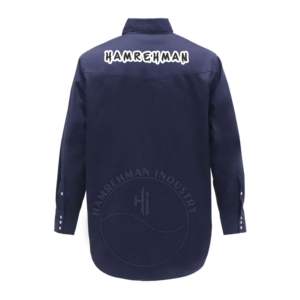 HAMREHMAN INDUSTRY Chemise ignifuge pour homme, classe 3 ANSI, EN ISO 20471 classe 2, imperméable, personnalisable, usine OEM/ODM - Product Image 6