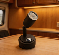Lampe de lecture intérieure LED dimmable pour camping-car 12V, rechargeable Type-C Type-A, pour camping-car, bateau, lampe murale de chevet