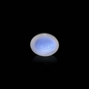 Natural Blue Moonstone Loose Gemstone-4.75 Carat Certified Wholesale Brilliant Cut - Product Image 2