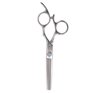 Ciseaux de coiffure professionnels de 6 pouces à double lame pour hommes, outil de beauté avec manche en acier inoxydable - Product Image 3