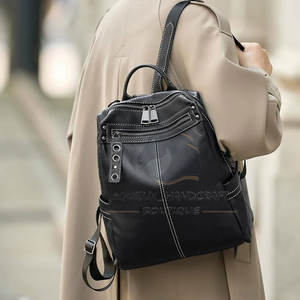 Sac à dos en cuir imperméable, nouveau design élégant, sac à dos en cuir de dernière génération, sac à dos en cuir en gros - Product Image 6