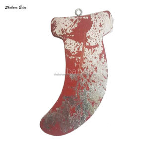 Diseño personalizado hecho a mano respetuoso con el medio ambiente duradero adornos de árbol de Navidad de madera FESTIVAL para el hogar decoraciones de fiesta interior/exterior - Product Image 2