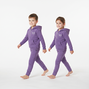 Conjunto Deportivo de Moda para Niños, Sudadera con Media Cremallera y Pantalones Jogger, Ropa Casual de Dos Piezas con Capucha para Niños - Product Image 3