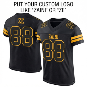 Camiseta de Fútbol Americano Unisex ZAINI, 220 GSM, 100% Poliéster, Malla con Impresión Digital, Transpirable, Cuello Mao, Correa Ajustable - Product Image 1