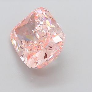 Diamante Cultivado en Laboratorio Jk Creation ADK 339, Color Naranja Rosado Intenso Vibrante, Corte Maestro Tipo Cojín, Color Blanco Radiante F, Certificado IGI - Product Image 3