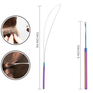 Hair Extension <b>Pliers</b> <b>Set</b> Metal Rainbow Color Tools for Install and Remove 6D Connectors - Product Image 3