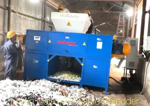 Trituradora RDF de Doble Eje Semiautomática con Capacidad de 500 kg/h, Máquinas Eléctricas para Triturar Plástico - Product Image 4