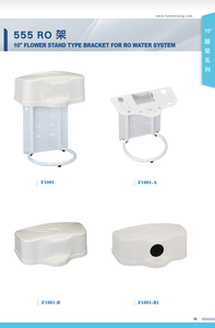 Fuente de alimentación manual de 10 ", soporte de piezas de bomba de filtro de agua RO debajo del fregadero con tipo de soporte de carcasa de 5 etapas - Product Image 4