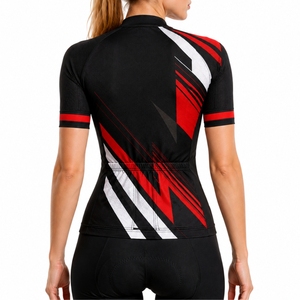 Maillot de cyclisme personnalisé pour femme, respirant, léger, confortable, séchage rapide, manches courtes, performance, qualité supérieure - Product Image 2