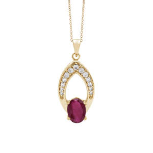 Ethnic Wear Natural <b>Ruby</b> Gemstone Oval Shaped Faceted Prong Inlay Charm Pendants 2026 Fashion S925 Sterling Silver Fine Jewelry - Product Image 3