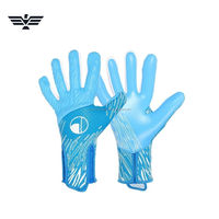 Guantes de Portero de Fútbol Profesionales de Látex, Dedos Completos, Antideslizantes, Transpirables, Cierre con Cordones, Unisex, Negro y Amarillo