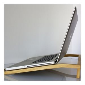 BLUE LOTUS FARM Aaron Le 2026 CUSTOMER FAVORITE Eco-Friendly Wooden Laptop Stand Tripod Ergonomic <b>Holder</b> for Laptop Use <b>Tablet</b> - Product Image 5