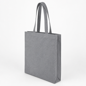 กระเป๋าผ้าแคนวาสรีไซเคิล 225 GSM ขนาด 38x42x8 ซม. มีช่องด้านใน ฐานกระเป๋ามีกั๊ก  รับทำโลโก้ตามสั่ง สำหรับงานโปรโมชั่น ช้อปปิ้ง ขายส่ง รับผลิตแบบ OEM - Product Image 4