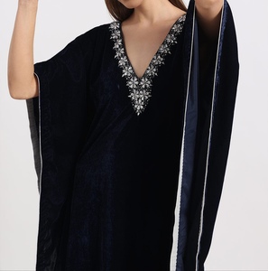 2026 Trendy Beautiful Dubai Embroid <b>Kaftan</b> for Women Handmade Traditional Islamic Modest Eid Clothing Accessory Designed - Product Image 3