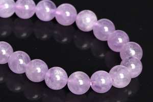ลูกปัดอะเมทิสต์สีม่วงอ่อนโปร่งแสง ของแท้จากธรรมชาติ รูปทรงกลม ครึ่งเม็ด ขายส่งจำนวนมาก - Product Image 4