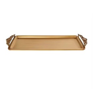 Elegant Decorative Metal Chocolate Tray for <b>Sweet</b> Serving Dessert Candy Display Tray <b>Party</b> Table Use - Product Image 5