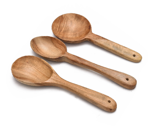 Cuchara de Cocina 100% de Madera, Utensilios de Cocina, Cuchara para Sopa, Espátula, Juego de Utensilios de Cocina - Product Image 2