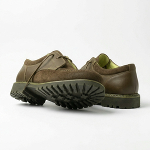 STALWART IMPEX Chaussures de marche grises en similicuir suédé à lacets pour hommes, en cuir de vachette, imperméables, légères, antidérapantes, semelle EVA, pour l'automne - Product Image 5
