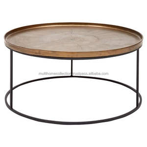 Modern Trend Latest <b>Table</b> for Indoor Use <b>Outdoor</b> Furniture Coffee <b>Table</b> Wholesale Wedding Gift Furniture Iron Round Coffee <b>Table</b> - Product Image 4