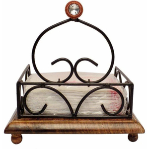 Panier à serviettes en laiton glamour avec motif papillon doré et bord festonné rose – Décoration de table pratique - Product Image 4
