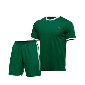 Men's Breathable Lightweight Quick Dry Sports Wear Short Sleeve <b>Tennis</b> Uniform Sets Front Customizable Team Name Wholesale Price - Product Image 1