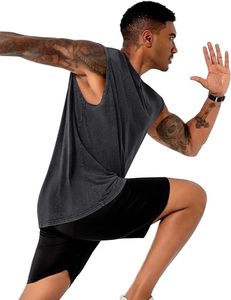 Débardeur Sportif Tricoté Respirant Grande Taille pour Homme – Gilet Décontracté d'Été en Coton pour Musculation et Gym - Product Image 6