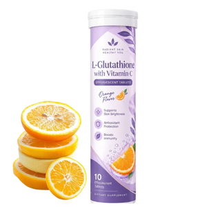 Convenient L-Glutathione With <b>Vitamin</b> <b>C</b> Effervescent <b>Tablets</b> 10 Count Easy to Consume & Suitable For Everyday Wellness Routines - Product Image 1