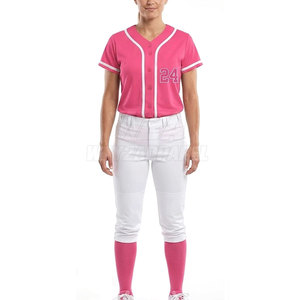Conjunto de Uniforme Deportivo de Softbol con Camiseta y Pantalones para Práctica y Uso en el Día del Partido - Product Image 4