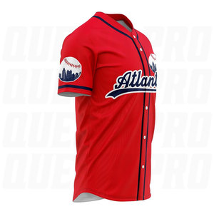Hot Sale Custom Blank 100% <b>Polyester</b> Raglan & Button-Down Baseball Jersey - Sports Event <b>Shirts</b> & Uniforms for Wholesale Buyers - Product Image 2