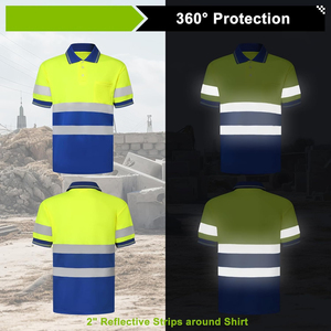 เสื้อโปโลนิรภัยแบบหนาพิเศษสำหรับงานหนัก ผู้จัดจำหน่ายชุดยูนิฟอร์มนิรภัยสำหรับงานก่อสร้างมืออาชีพ - Product Image 2