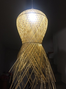 El Loto Azul de la más alta calidad, más vendido y respetuoso con el medio ambiente proporciona la mejor Ganga en lámparas de bambú para interiores - Product Image 2