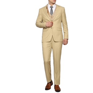 Nouvel Arrivage – Costume de Mariage Homme 3 Pièces de Luxe, Haute Qualité, Coupe Slim, Couleur Unie, Idéal pour le Bureau et les Occasions Formelles - Product Image 2