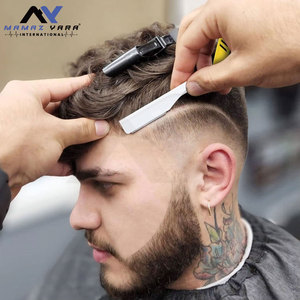 มีดโกนหนวดแบบใช้แล้วทิ้งสำหรับผู้ชาย ดีไซน์เลื่อนออกได้ ใบมีดคมตรง สีขาวและเหลือง สำหรับโกนหนวด - Product Image 3