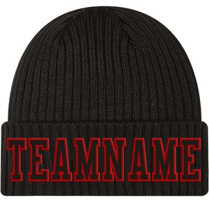 Personalised Beanie Hat Pom Cuffed Design Thick Warm Outdoor Skiing Snowboard <b>Winter</b> Fashion Solid Color Knitwear Top - Product Image 1